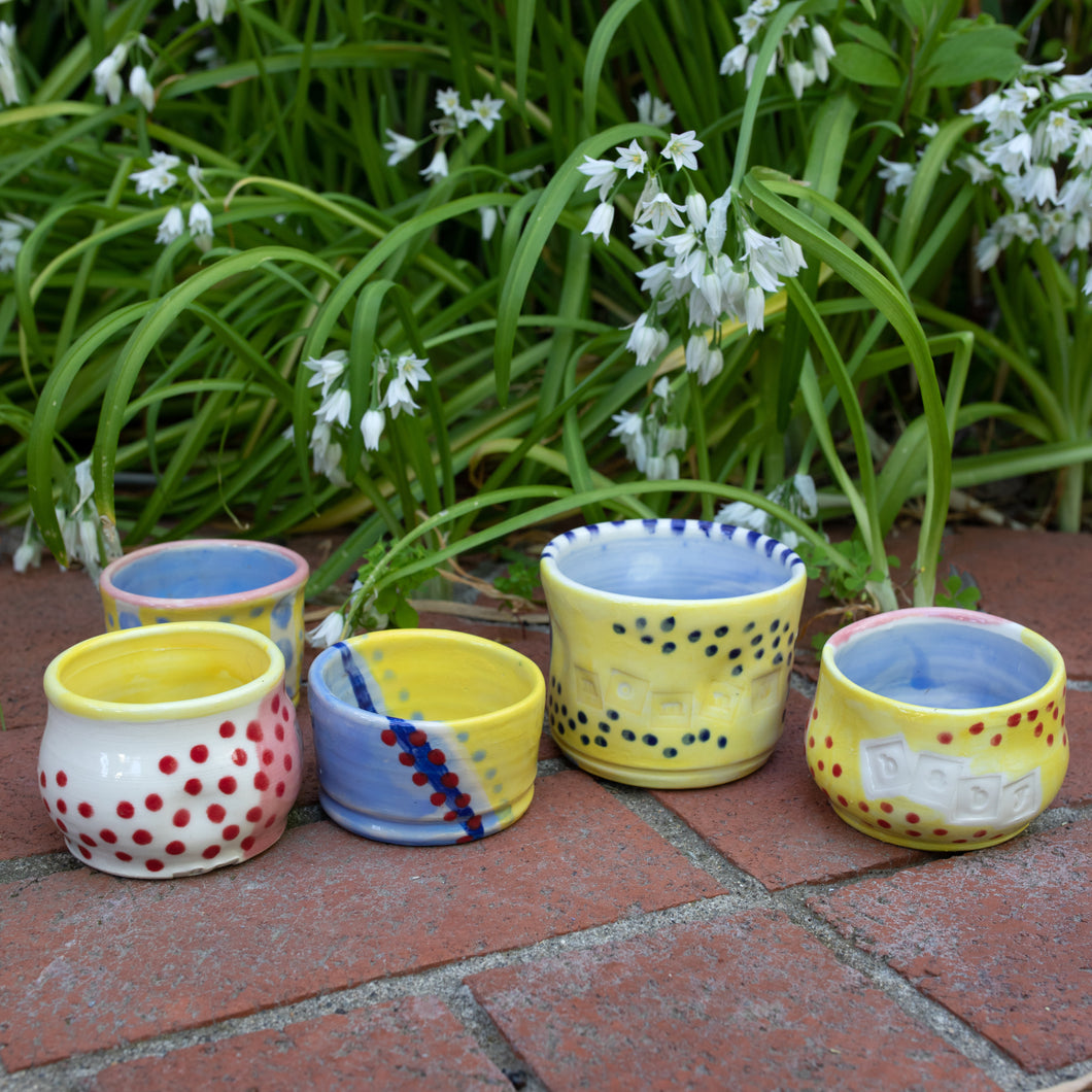 Little cups set of five  #128