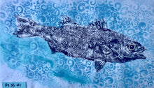Load image into Gallery viewer, Gyotaku Fish Print #1
