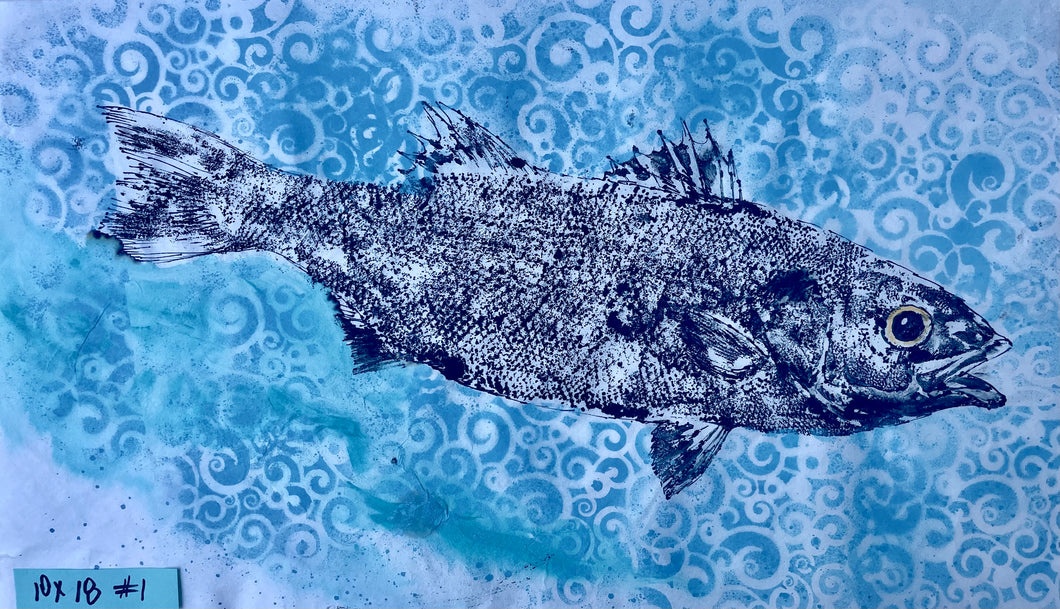 Gyotaku Fish Print #1
