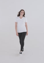 Load and play video in Gallery viewer, Unisex V-Neck Tee Bella + Canvas 3005.mp4
