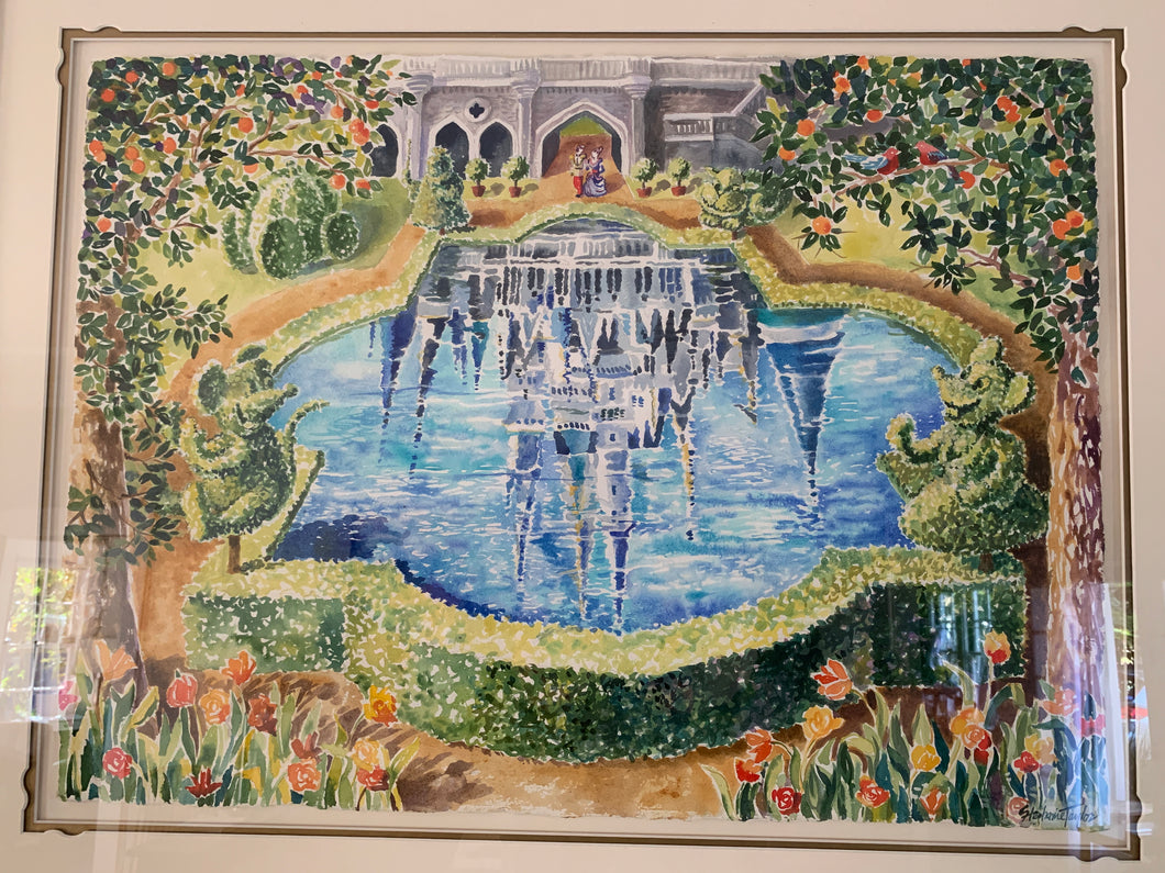 Disney: Original painting created for fine art exhibition