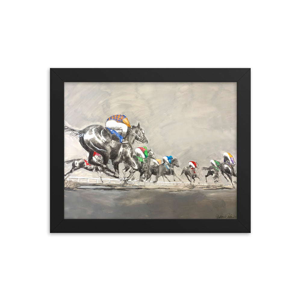 The Races Framed poster
