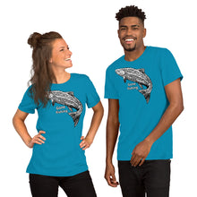 Load image into Gallery viewer, Salmon Fun Fact unisex t-shirt
