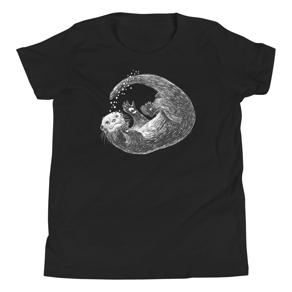 Otter Fun Fact Youth Short Sleeve T-Shirt